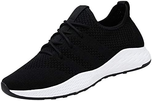 JSPOYOU Men Sneakers Comfortable Non-Slip Soft Mesh Shoe