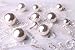 Pearl Buttons 20pcs Full Round Pearl Bridal Buttons(Pearl White) (12mm)