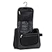 Hanging Toiletry Bag for Men & Women, Toiletries Bag for Travel, Medium Size, Black