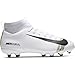 Nike Kids SuperFly 6 Academy GS FG/MG (2.5, White/Black/Pure Platinum)