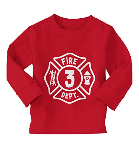 Haase Unlimited Firefighter - Third Birthday 3 Infant/Toddler Cotton Jersey T-Shirt