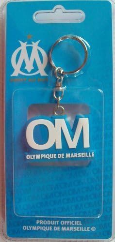 Porte-clés Officiel Olympique De Marseille - Acier, Collection OM