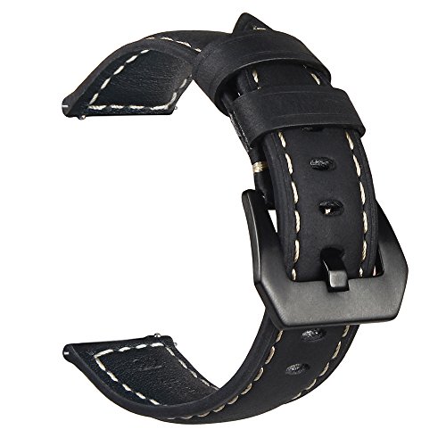 Gear s3 frontier / classic watch band, vigoss 22mm crazy horse ge…