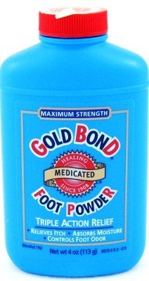 Gold Bond Foot Powder Medicated 4 Ounce (118ml) (2 Pack)