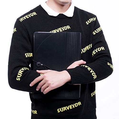 24 Pockets Expanding File Folders Organizer Letter Size A4 Accordian File Wallet with Cover for Office, School, Business