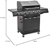 Char-Broil Advantage CORE B 4-Burner Gas BBQ with TRU-Infrared Side Burner view 10