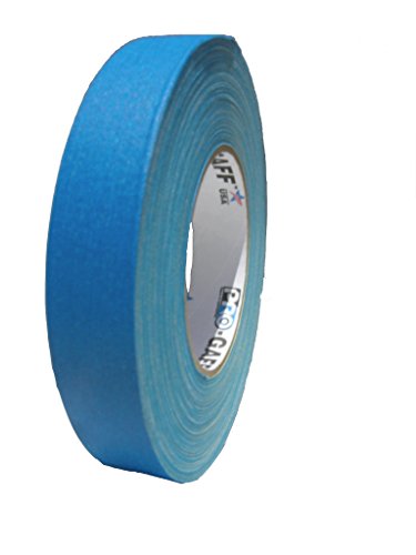 Pro Gaff / Gaffers Tape .5, 1, 2, 3, & 4 Inch Widths X Variable Lengths, 2 Inch, Electric Blue by Pro Tapes