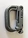 Military Carabiner Grimloc D-Ring Vest Backpack Keychain Clip Snap Foliage Green (Lot of 4)