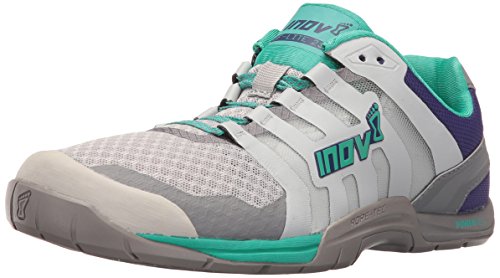 Inov-8 Women's F-Lite 235 V2 Cross-Trainer Shoe, Light Grey/Teal/Purple, 7.5 E US