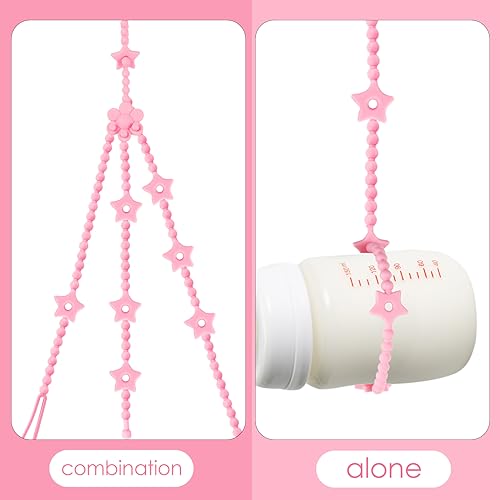 Adorila Toy Safety Straps, 1 Drag 3 Adjustable Silicone Toy Holder