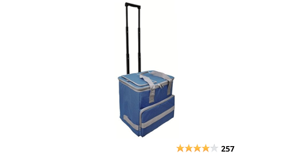 Nevera Bolsa Termica 38 litros Azul Trolley : Amazon.es ...