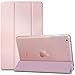 Infiland iPad Mini 1/2/3 Case - Ultra Slim Smart-shell Stand Case Cover with Translucent Frosted Back Protector (with Auto Wake/Sleep) for iPad Mini 1/iPad Mini 2/iPad Mini 3 Tablet,Rose Gold