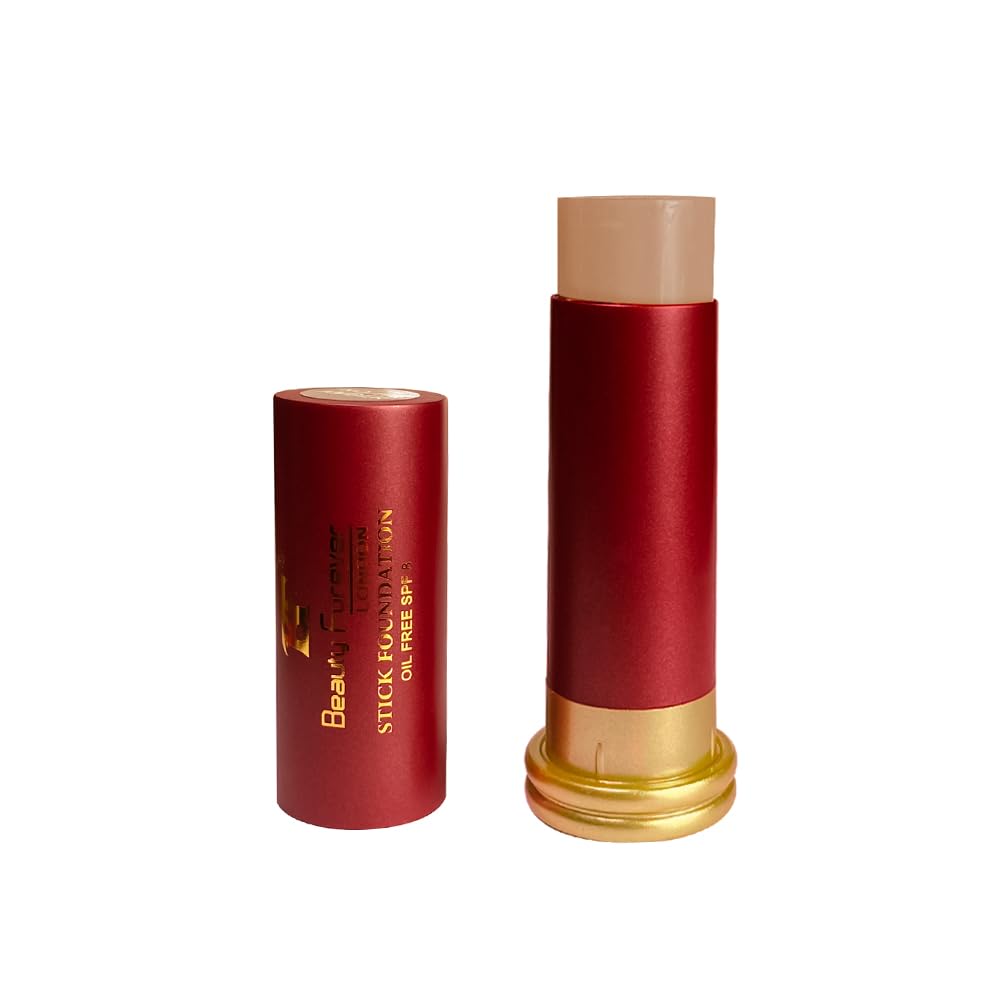 Beauty Forever Stick Foundation, Lightweight Formula Oil Free, Matte Finish Face Foundation, Suitable For All Skin Types, Friendly Cool Natural Looks, Available in 13 Shades (SF004A Classic Beige)