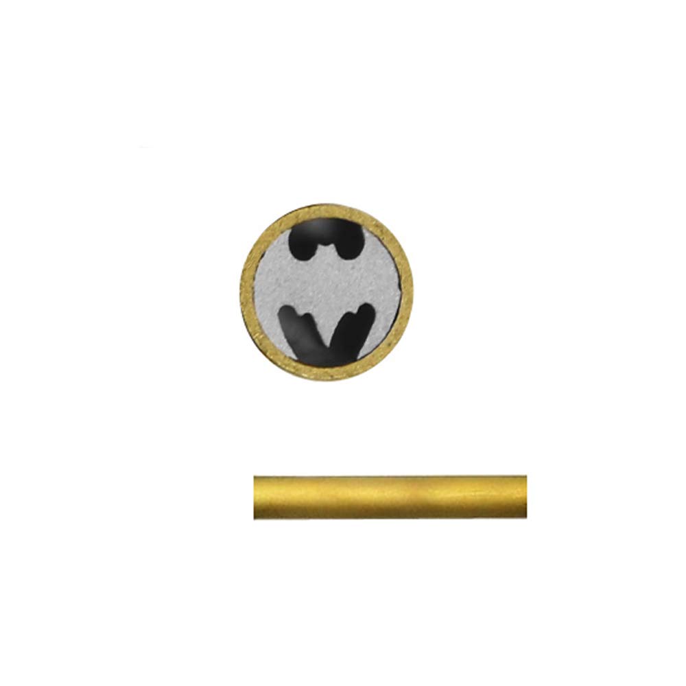 MYIW Mosaic rivets For Knife handle,mosaic screw nail,diameter 5mm hunting knives fastener pins,length 4.5cm (bat)