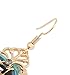 HSWE Colorful Tassel Earrings Statement Drop Earrings for Women Multicolored Threaded Wrapped Dangle Earrings (Mixcolor)
