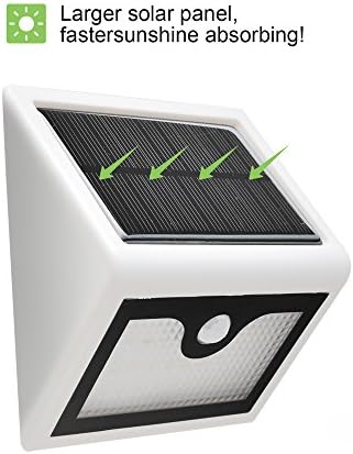 Solar Motion Light, 28 LED, AGPtEK Outdoor Sensor Security LED light with Intelligent THREE Sensing Modes, For Garden, Pathway, Deck Stair (1-Pack)