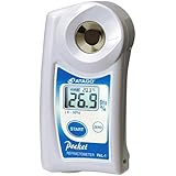 Atago 3810 PAL-1 Digital Hand Held Pocket Refractometer, 0.0 - 53.0% Brix Measurement Range