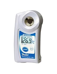 Atago 3810 PAL 1 refractómetro digital de mano, rango de medición 0.0 53.0 .