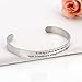 CJ&M Stainless Steel Side by Side Or Miles Apart Best Friends Bracelets Cuff Bangle - Long Distance Friendship Gifts,Sister Gift Jewelry