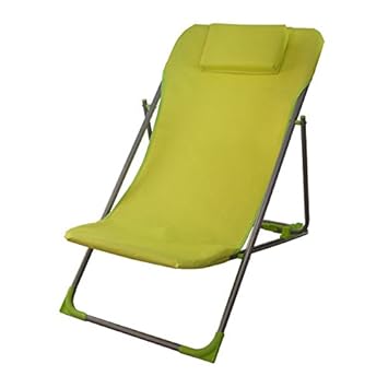 Logitoys Transat De Plage Vert Amazonfr Jeux Et Jouets