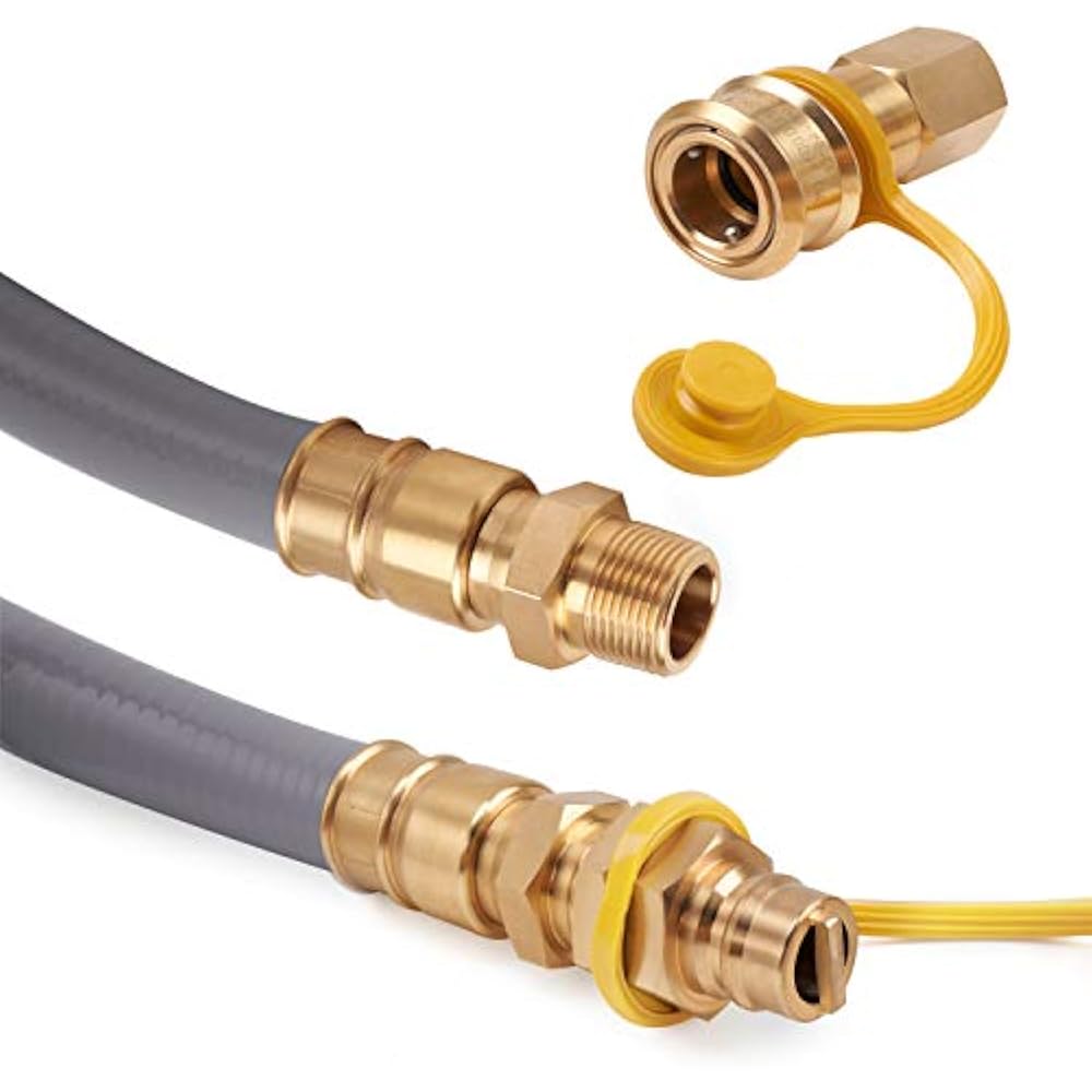 15 Foot 3/4inch ID Natural Gas Hose Quick Connect/Disconnect Fittings For More eBay 15 Foot 3/4inch ID Natural Gas Hose Quick Connect/Disconnect Fittings For More eBay