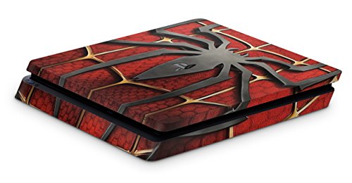 giZmoZ n gadgetZ PS4 Slim Console Spiderman Skin Decal Vinal Sticker + 2 Controller Skins Set - Thumbnail 2