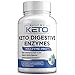 Keto Digestive Enzymes Plus Prebiotics & Probiotics 1000mg - Natural Supplement for Better Digestion - Gas, Constipation & Bloating Relief - Pancreatic Support - by Built By Keto - 60 Vegan Capsules