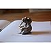 Top Collection Miniature Garden Elephant Reading Book, Gray