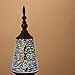 Decorative Turkish Arabian Table Lamp with Handmade 3D Effect Glass and Bronze Base for Bedroom, Bedside, Living Room, Office