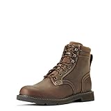 Ariat Mens Groundbreaker 6" Work Boot Brown 10