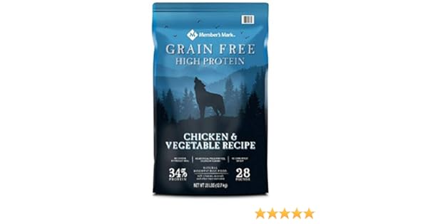 Member S Mark Grain Free Chicken Vegetable Recipe Dog Food ...