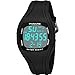 Stopwatch Wrist Watch Mens Digital Sports LED Simple All in The Weather,Luminous Display 24 Hours (Black)