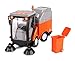 ToyThrill Friction Powered Street Sweeper – Push and Go Driving Toy Truck with Lights and Sounds for Babies and Toddlers – by