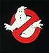 Ghostbusters Ghost Logo T-shirt (Medium) Black Glow in the Dark