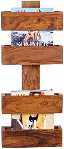 SS WOOD FURNITURE Solid Wood Wall INIT Bookcase