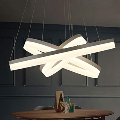 Wulei Led Acrylic Chandelier Simple Modern Circle Ceiling Lamps