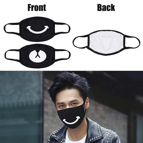 Mouth Mask,Aniwon 4 Pack Unisex Kpop Mask EXO Mask Anti-dust Cotton Face Mask for Men and Women (Combination 4)