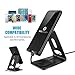 WixGear Phone Stand, Premium Phone Holder for iPhones, Android Smartphones & Mini Tablets –Sturdy Metal Phone Stand for Desk with Smart Cord Holder System