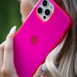 FELONY CASE - Neon Pink Crystal Clear Phone Case