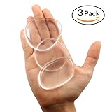 Silicone Makeup Sponge, ESARORA Clear Silicone Foundation Beauty Blender (3 pcs) - Zero Makeup Waste