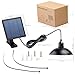 Kyson Outdoor Solar Powered Shed Light Pendant Lamp Vintage Hanging Edison Bulb Barn Light for Garden Porch Umbrella (Style 1)