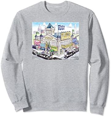 Unisex Matt Wuerker: Trump Hotel Conflicts of Interest Sweatshirt 2XL Heather Grey