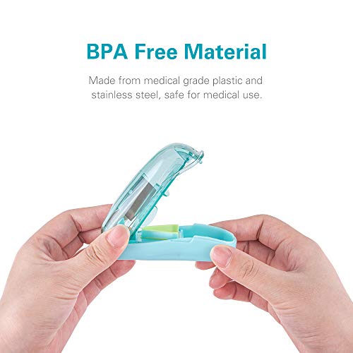 BUG HULL Pill Splitter with Blade Guard, Finger Protect Pill Cutter - Thumbnail 4