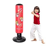 Sportcraft SODB-178 Electronic Inflatable Punching Bag, Free Standing Boxing Toy for Children. with Sound and Light