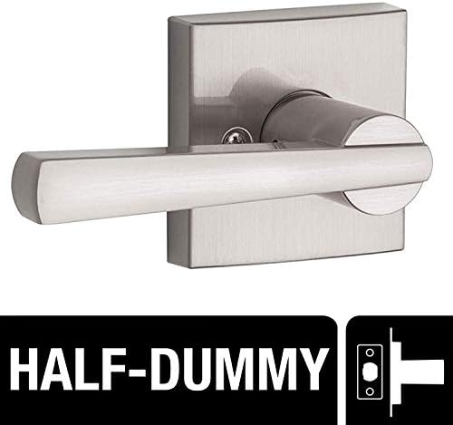 Baldwin Prestige Spyglass Halfdummy Lever In Satin Nickel