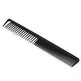 IXIGER Professional Hair Comb,Black Anti-Static Not Easy To Break Fine&Wide Tooth Comb Suitable For All Kinds Of Hair Both Men&Women