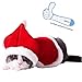 ANIAC Pet Christmas Costume Poncho Cape with Hat Santa Claus Cloak for Cats and Small Dogs Red Christmas Dog Costume Holiday Cat Outfit (Small)…