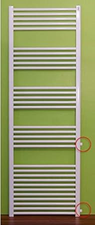 Badheizkörper gerade Austauschheizkörper Heizkörper Handtuchwärmer Radiator Nabenabstand 500 mm 600 mm 900 mm (1800 mm x 300 