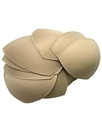 6 pares de almohadillas extraíbles para sujetador deportivo y bikini.