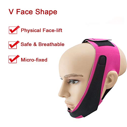 Face Slimming Belt Anti Wrinkle Lift V Face Line Face Lifting Slimmer Chin Lift Band Breathable Chin Care Mask